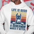 Doberman Gifts For Men Women Doberman Dog Dad Mom Hoodie Unique Gifts