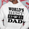 Dog Lover Fathers Day Funny Gift Worlds Best Dog Dad Hoodie Unique Gifts