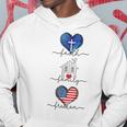 Faith Family Freedom Hearts - 4Th Of July Patriotic Flag Hoodie Unique Gifts