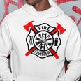 Fire Fighter Appreciation Thanksgiving Proud Fire-Man Outfit Hoodie Funny Gifts