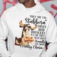 Funny Cow Heifer They Say Im Stubborn Sassy And Difficult Hoodie Unique Gifts