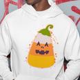 Funny Halloween Candy Corn Pumpkin Hoodie Unique Gifts