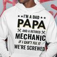 Funny Retired Auto Mechanic Papa Mens Gift For Mens Hoodie Unique Gifts