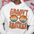Groovy Brother 70S Aesthetic 1970S Retro Brother Hippie Hoodie Unique Gifts