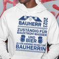 Herren Bauherr 2023 Zuständig Für Baustrom Lustiger Spruch Hoodie Lustige Geschenke