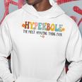 Hyperbole The Most Amazing Thing Ever Book Lover Bookish Hoodie Funny Gifts