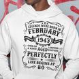 Legenden Februar 1943 Hoodie - 80. Geburtstag Herren Design Lustige Geschenke