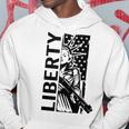 Liberty Lady Statue Shotgun Usa Pro Gun 2Nd Amendment Hoodie Funny Gifts
