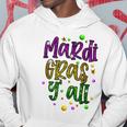 Mardi Gras Yall Vinatage New Orleans Party Hoodie Funny Gifts