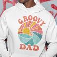Mens Groovy Dad 70S Aesthetic Nostalgia 1970S Retro Dad Hoodie Funny Gifts