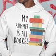 My Summer Is All Booked Summer Reading 2023 Funny Book Lover Hoodie Personalized Gifts