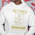 Navy Chief Retired I Still Do Men Hoodie Personalized Gifts