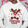 Teacher Squad Reindeer Funny Teacher Christmas Lights Xmas V5 Men Hoodie Graphic Print Hooded Sweatshirt Personalized Gifts