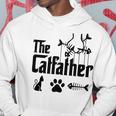 The Catfather Parody Funny Cat Lovers Cat Dad Fathers Day  Hoodie Personalized Gifts