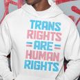 Trans Rights Are Human Rights Transgender Pride Flag Lgbtq Hoodie Unique Gifts