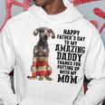 Us Flag Weimaraner Dad Happy Fathers Day To My Amazing Daddy Hoodie Funny Gifts