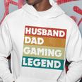 Vintage Husband Dad Video Game Legend Gaming Dad Fathers Day Gift Hoodie Unique Gifts