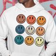 Vintage Smile Face 70S Vibe Retro Happy Smiling Face Hoodie Unique Gifts
