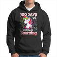 100 Days Of Magical Learning Cute Unicorn Happy 100Th Day Men Hoodie