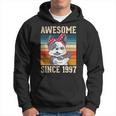 26 Year Old Awesome Since 1997 26Th Birthday Gift Dog Girl Hoodie
