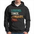 30 Year Old Gift 30Th Birthday Legend Since January 1993 Hoodie