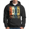 40 Limitierte Auflage Hergestellt Im Januar 1983 Zum 40 Hoodie