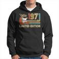 52Th Birthday Gifts Men Vintage 1971 Limited Edition Guitar Hoodie
