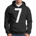 7 Zahlen Buchstaben Symbol Alphabet Initiale Hoodie