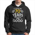 70Th Birthday Gift Took Me 70 Years - 70 Year Old Men Hoodie Graphic Print Hooded Sweatshirt