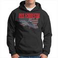 Aircraft Carrier Uss Forrestal Cv-59 For Grandpa Dad Son Hoodie