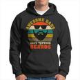 Awesome Dads Have Tattoos And Beards Vintage Fathers Day V4 Hoodie