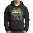 Awesome Since January 1948 Gifts 75 Year Old 75Th Birthday Hoodie