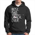 Best Dad Coach Ever Baseball Patriotic For Fathers Day Gift For Mens Hoodie