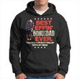 Best Effin Bonusdad Ever Us Flag Boot Step Dad Fathers Day Gift For Mens Hoodie