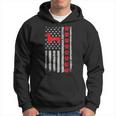 Best Firefighter Dachshund Mom Dad Ever Us Flag Dog Paws Hoodie