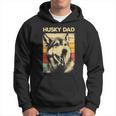 Best Husky Design For Dad Men Siberian Husky Pet Dog Lovers Hoodie
