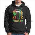Black Irish Dripping Lips African American St Patricks Day Hoodie
