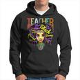 Black Woman Teacher Afro Black History Month Melanin Hoodie