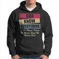 Bob Knows Everything If He Doesnt Know Fathers Day Hoodie