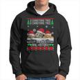 Christmas Cat Meowy Christmas Cat Christmas Sweater V3 Men Hoodie Graphic Print Hooded Sweatshirt