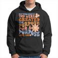 Dear Person Behind Me You Were Created On Purpose Back Print Hoodie