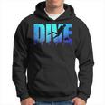 Dive Belize Scuba Diver Shark Diving Snorkeling Caribbean Men Hoodie Graphic Print Hooded Sweatshirt