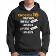 Endlich 16 Lustiges Geburtstags Hoodie