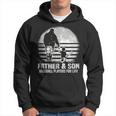 Father And Son Baseball Matching Dad Son Hoodie