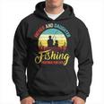 Father Daughter Fishing Partner For Life Retro Matching Dad V2 Hoodie