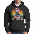 French Bulldog Dad Retro Sunglasses 4Th Of July Fathers Day Hoodie