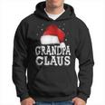 Ghristmas Pajama Grandpa Santa Claus Costume Matching Family Gift For Mens Hoodie