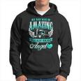 God Made My Dad An Angel Truck Driver Father Memorial Hoodie