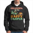 Grandpa Of The Happy Camper Men 1St Bday Camping Trip Hoodie