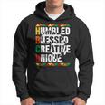 Hbcu Humbled Blessed Creative Unique Afro College Student Hoodie